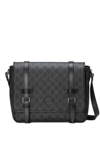 Gucci Kuriertasche aus GG Supreme - Schwarz