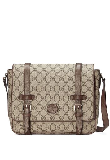 Gucci Kuriertasche aus GG Supreme - Braun