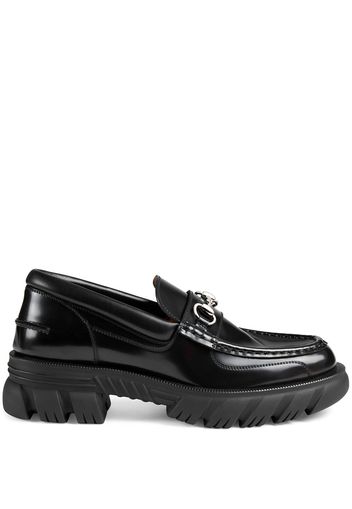 Gucci Loafer mit Stegverzierung - Schwarz