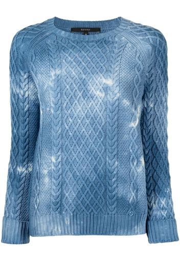 Gucci Pullover mit Zopfmuster - Blau