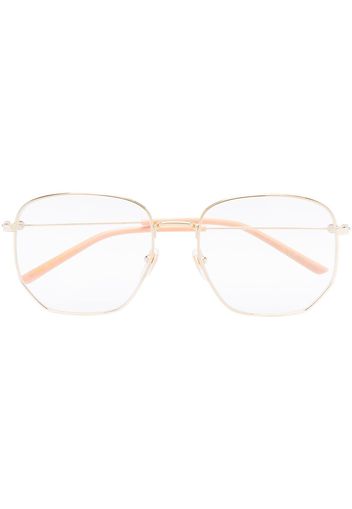 Gucci Eyewear GUCCI RND METAL FRM OPTICAL GLASSES - Gold