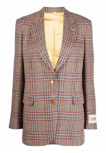 Gucci Blazer mit Check - Nude