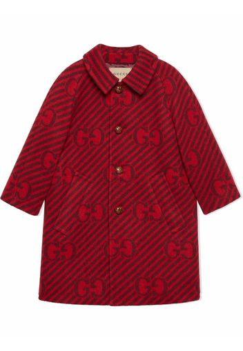 Gucci Kids Mantel mit Logo-Print - Rot