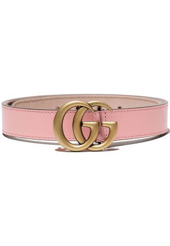 Gucci Kids Gürtel mit GG-Schnalle - Rosa