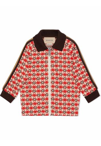 Gucci Kids G jacquard check jacket - Rot