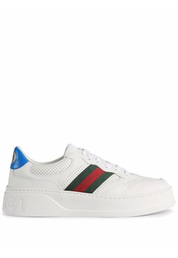 Gucci Web stripe sneakers - Weiß