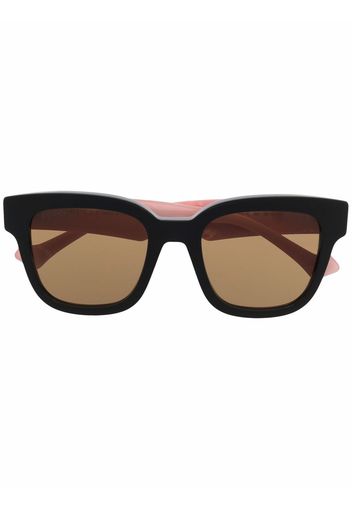 Gucci Eyewear Sonnenbrille mit eckigem Gestell - Rosa