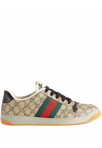 Gucci Screener lace-up sneakers - Nude