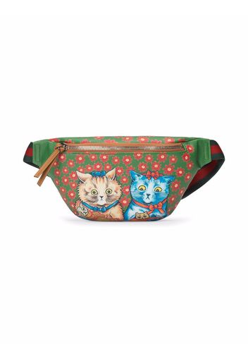 Gucci Kids cat flower belt bag - Grün
