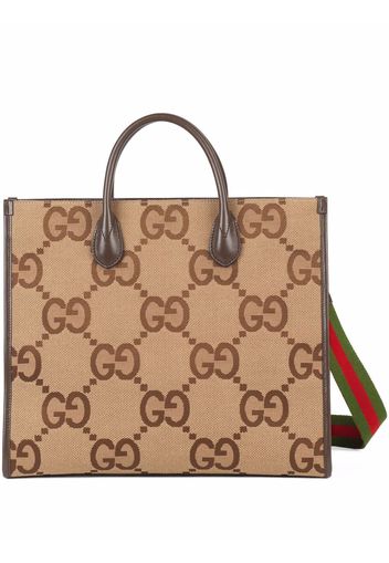 Gucci Jumbo GG tote bag - Braun