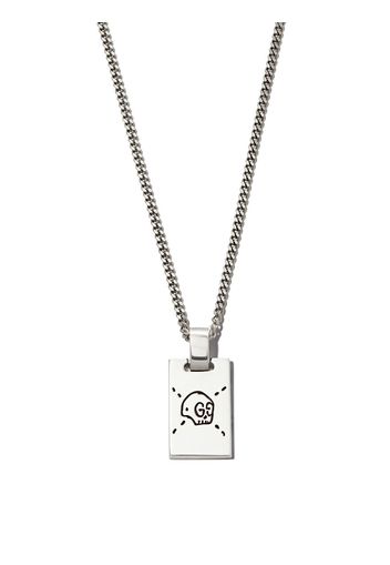 Gucci GucciGhost pendant necklace - Silber