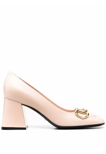 Gucci Pumps mit Horsebit-Detail - Nude