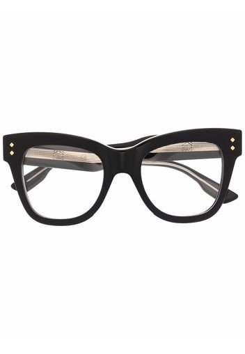 Gucci Eyewear Brille mit eckigem Gestell - Schwarz