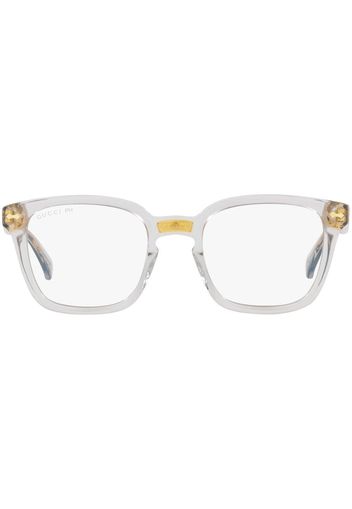 Gucci Eyewear GC001837 gold-trim optical glasses - Grau