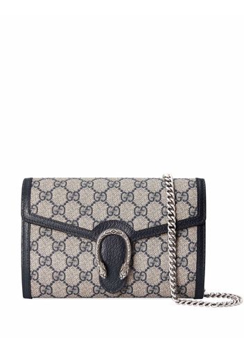 Gucci Dionysus GG Supreme chain wallet - Blau