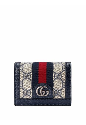 Gucci Ophidia GG Supreme wallet - Blau