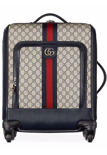 Gucci Mini Ophidia Koffer aus GG Supreme-Canvas - Blau