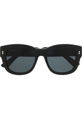 Gucci Eyewear Sonnenbrille mit eckigem Gestell - Schwarz