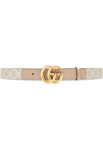Gucci GG Marmont thin belt - Weiß