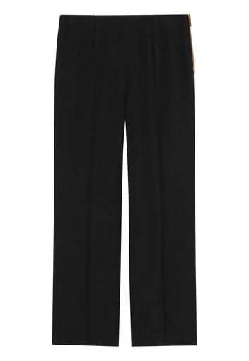 Gucci Hose mit geradem Bein - Schwarz