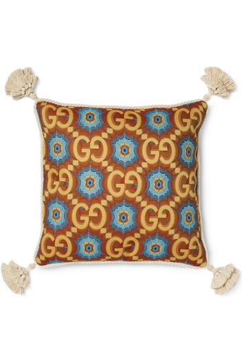 Gucci GG Kaleidoscope cushion - Braun