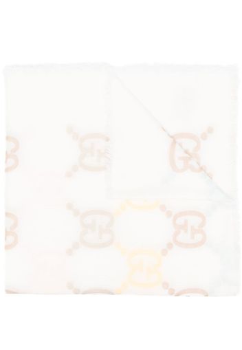 Gucci GG logo scarf - Nude