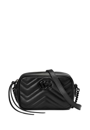 Gucci Mini GG Marmont Schultertasche - Schwarz