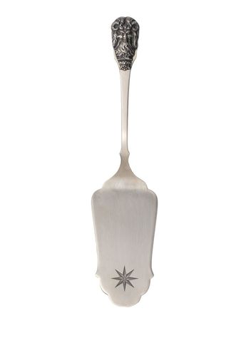 Gucci engraved-motif single cake server - Silber