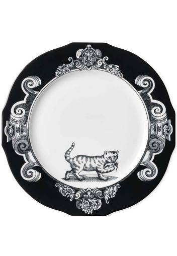 Gucci Cat charger plate (set of 2) - Weiß