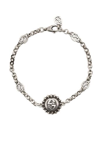 Gucci Kettenarmband mit GG - Silber