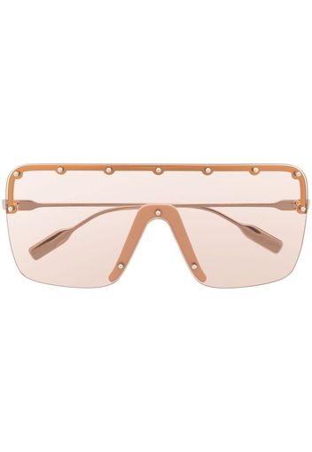 GUCCI EYEWEAR Mask-frame sunglasses - Silber