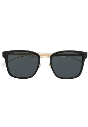 Gucci Eyewear square tinted sunglasses - Schwarz