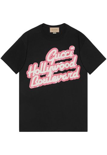 Gucci Hollywood Boulevard T-Shirt - Schwarz