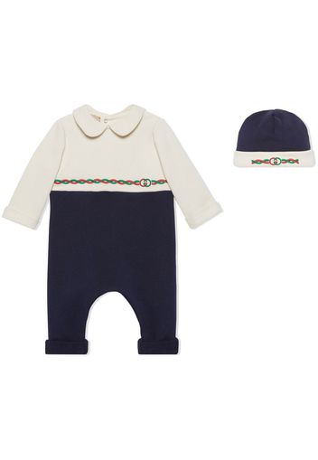 Gucci Kids Interlocking G gift set - Blau