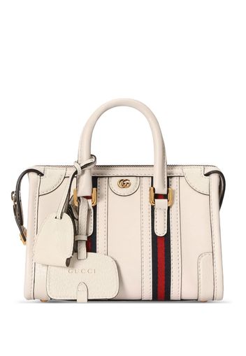 Gucci mini Double G top-handle bag - Weiß