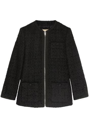 Gucci boucle knit jacket - Schwarz