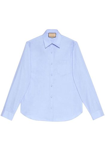 Gucci cotton button-up shirt - Blau