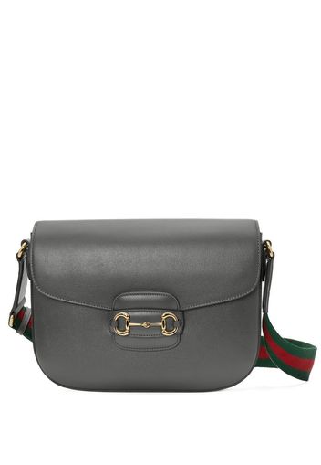 Gucci 1955 Horsebit Schultertasche - Grau