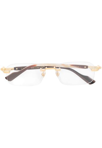 Gucci Eyewear rimless optical glasses - Braun