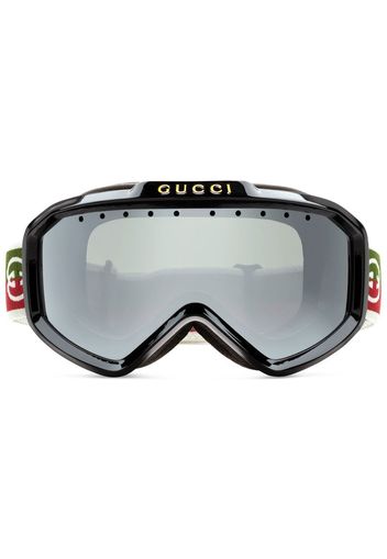 Gucci Eyewear GG mask-shaped sunglasses - Schwarz