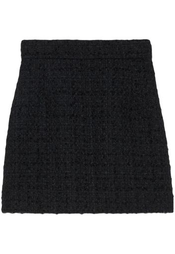 Gucci tweed mini skirt - Schwarz