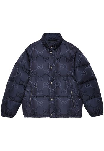 Gucci Jumbo GG padded jacket - Blau