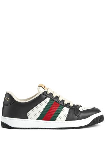 Gucci Screener Web Stripe sneakers - Schwarz