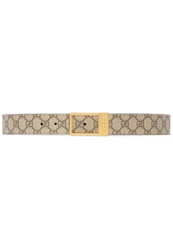 Gucci GG canvas buckled belt - Nude