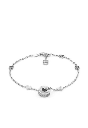 Gucci 18kt white gold Icon charm bracelet - Silber