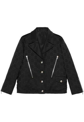 Gucci GG-motif long-sleeve jacket - Schwarz