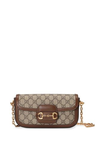 Gucci mini Horsebit 1955 shoulder bag - Nude