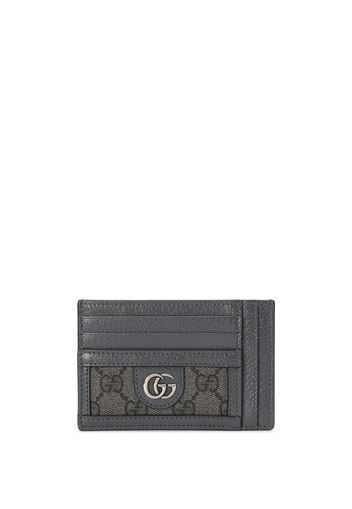 Gucci Ophidia leather-trim cardholder - Grau