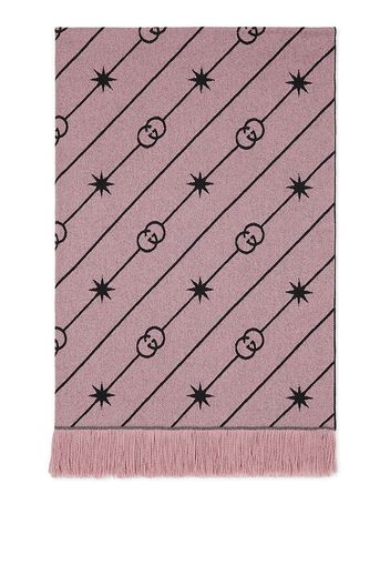 Gucci Diagonal plaid blanket - Rosa