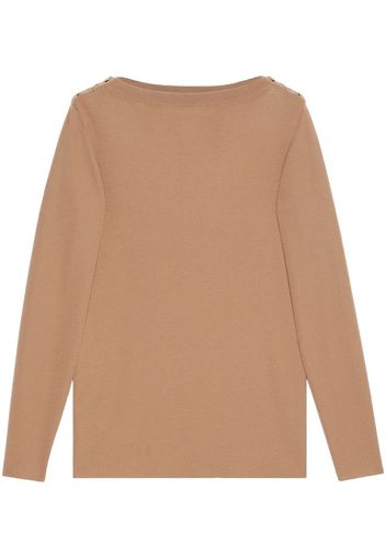 Gucci Pullover mit Knöpfen - Nude